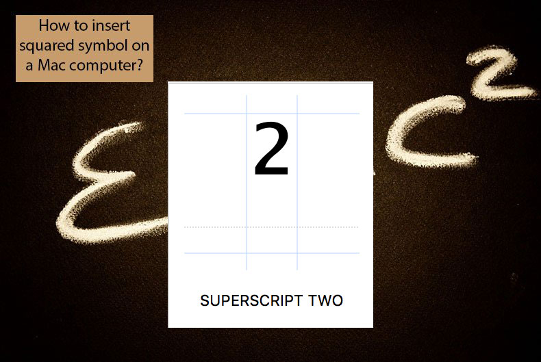 type squared symbol excel for mac